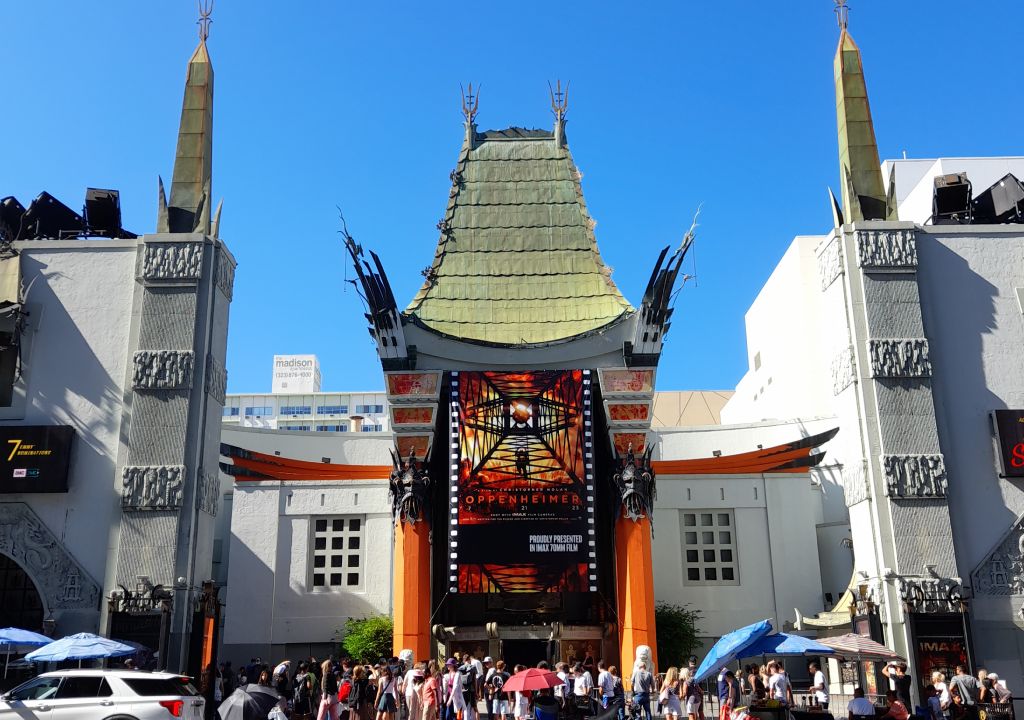 Chinese theatre in Hollywood