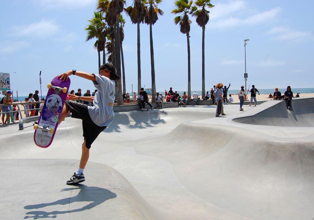 Venice Beach Skate Park Californian lifestyle