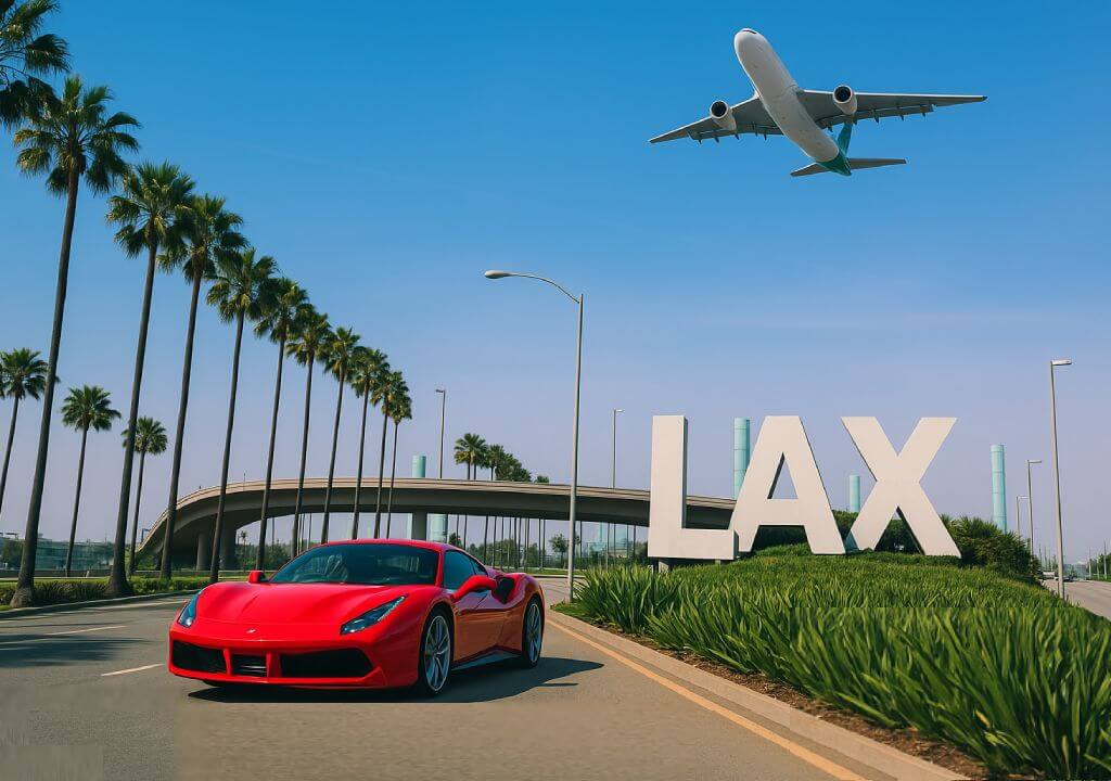 huurauto ophalen Los Angeles luchthaven