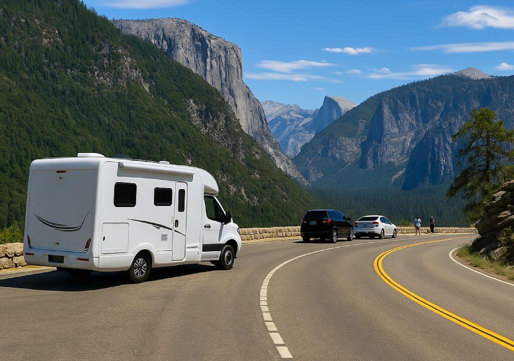 Camper huren camperreis Californië West-Amerika Yosemite
